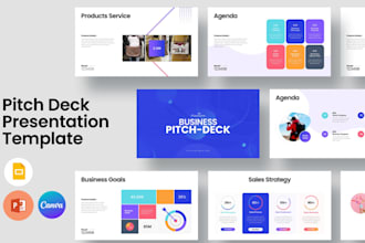 startup pitch deck company presentation sales pitch deck investor ppt templates