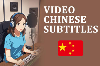 add chinese subtitles to your video