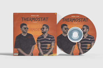beautiful album cover, mixtape, single, ep and cd cover design