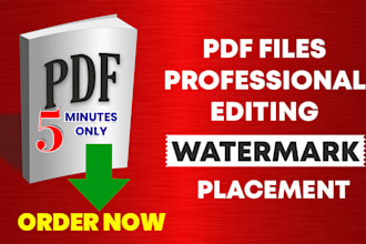 add watermark on image or pdf  an hour