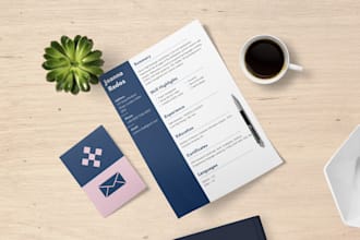 create a standout resume and linkedin profile design
