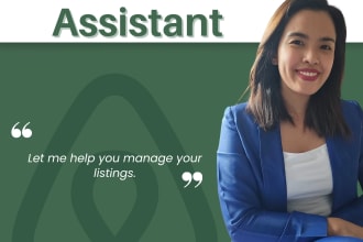 be your virtual airbnb co host who will manage your airbnb listing