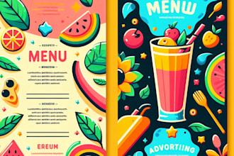 make your menu, price list, flyers etc