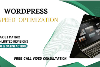 do wordpress speed optimization, speed up wordpress