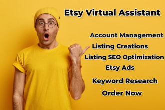 do etsy product listings SEO, etsy store manager, etsy virtual assistant etsy va