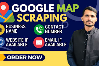 do google map scraping for any industry, b2b lead generation