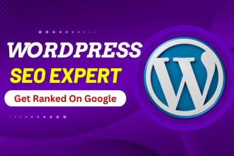 do technical and on page wordpress SEO to rank your website
