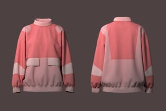 create 3d clothes and cads in clo3d and marvelous designer