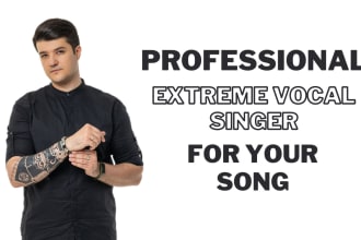 record scream or growl vocals for your metal or rock song