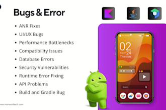 fix bugs and errors in kotlin if you require solution a bug