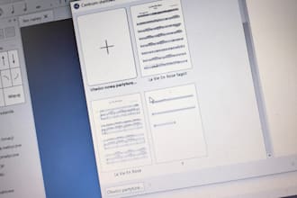 transcribe the sheet music on musescore