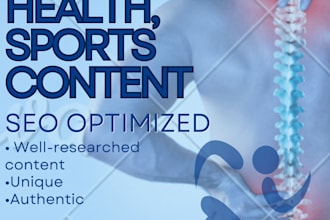 write medical and health article as a physiotherapist