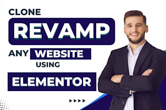 design, redesign, clone or revamp wordpress website landing page