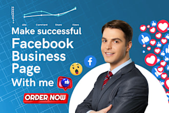 create, setup and design professional facebook business page