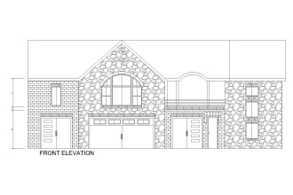 draw architectural floor plan and elevation in autocad or 3ds max
