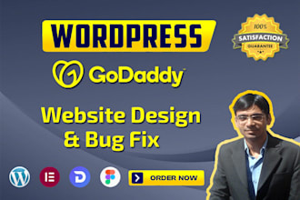 do wordpress website design godaddy website design