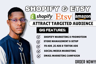 boost shopify sales etsy ebay promotion, shopify sales funnel