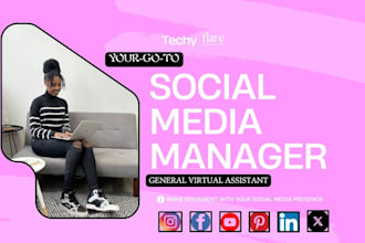 be your pro social media marketing manager and personal assistant