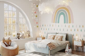 do interior design and render your kid room, nursery, teenager room