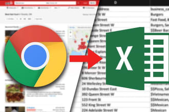 develop custom web scraping scripts in python or node js