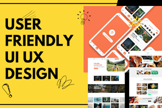 do responsive UI UX website design or mobile app UI UX design