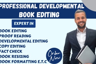 provide proofread, copy edit and developmental edit for your novel or book