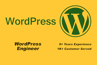 design wordpress website with woocommerece, lead forms, service pages