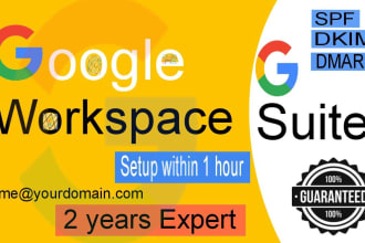 setup g suite google workspace domain email business email