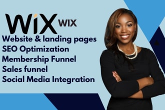 redesign, design wix website, wix seo, wix ecommerce website
