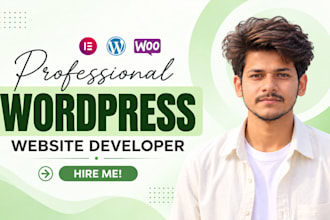 create wordpress website, design wordpress website