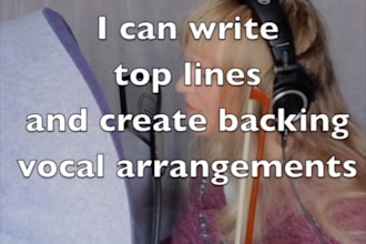 sing lead vocals and add rich backing vocal harmonies