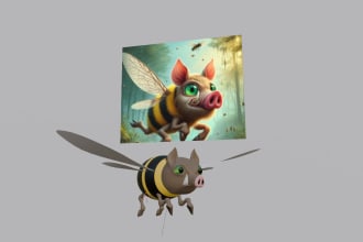 create a 3d items or creatures from your image reference