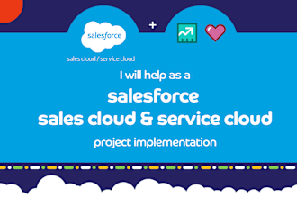 help with salesforce sales cloud and service cloud project implementation
