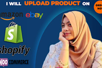 upload amazon, shopify, and ebay product listings using flat file
