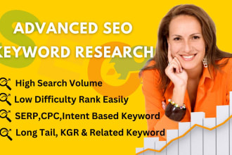 provide advanced SEO keyword research for the targeted niche