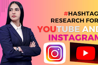 manually research viral instagram and youtube hashtags