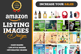 design amazon product listing main image