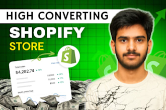 build you an automated dropshipping shopify store and shopify website