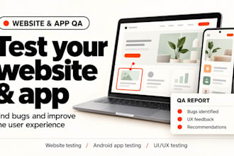 test your website and provide feedback within 24 hours