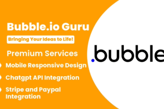 create bubble saas web app and figma to bubble saas responsive bubble website