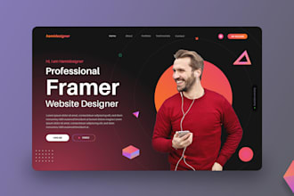 design, redesign framer website, webflow website figma to framer