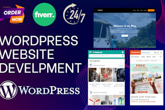 design wordpress landing page