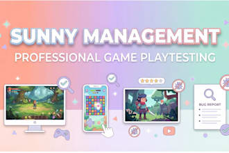 playtest your game and leave a detailed review