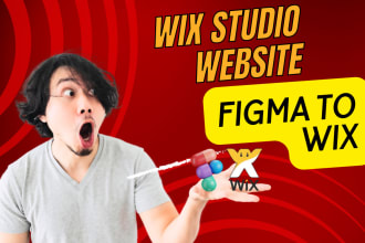 build wix studio website, wix redesign, figma to wix website