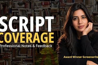 provide professional screenplay coverage and script feedback