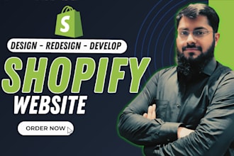 design shopify ecommerce website, build shopify online store
