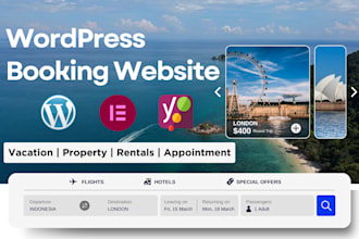 build wp booking websites for property, vacation and rentals
