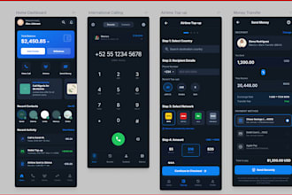 develop international calling, airtime top up and money transfer app