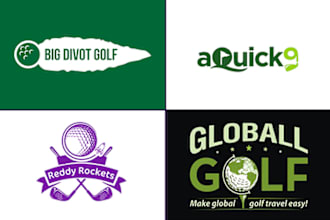 do make an modern unique golf logo design