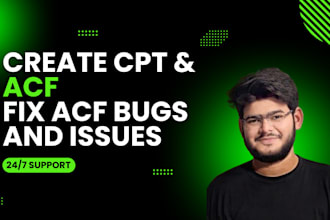 create custom acf field posts, fix and solve issues in wordpress and woocommerce